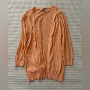 Old Navy Peach Button-Front Cardigan Sweater